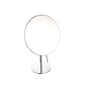Kartners - Mirror - Free Standing Round Single Sided Mirror-Polished Chrome - Polished Chrome
