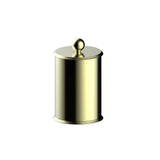 Kartners - FLORENCE - Large Size Bathroom Vanity Countertop Canister-Brushed Brass - Brushed Brass