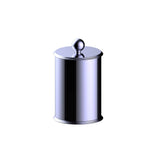 Kartners - FLORENCE - Large Size Bathroom Vanity Countertop Canister-Polished Chrome - Polished Chrome