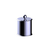 Kartners - FLORENCE - Small Size Bathroom Vanity Countertop Canister-Polished Chrome - Polished Chrome