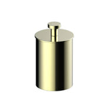 Kartners - OSLO - Large Size Bathroom Vanity Countertop Canister-Brushed Brass - Brushed Brass