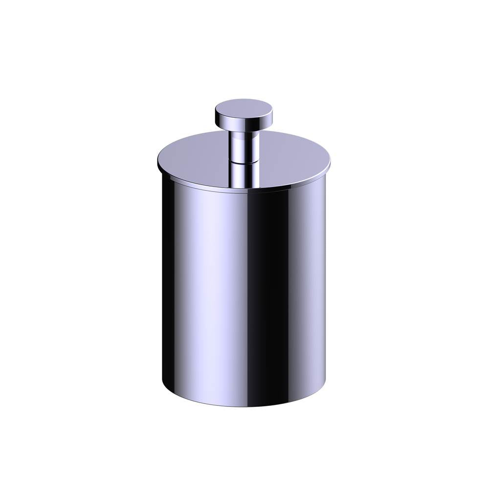 Kartners - OSLO - Large Size Bathroom Vanity Countertop Canister-Polished Chrome - Polished Chrome