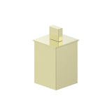Kartners - BERLIN - Large Size Bathroom Vanity Countertop Canister-Brushed Brass - Brushed Brass