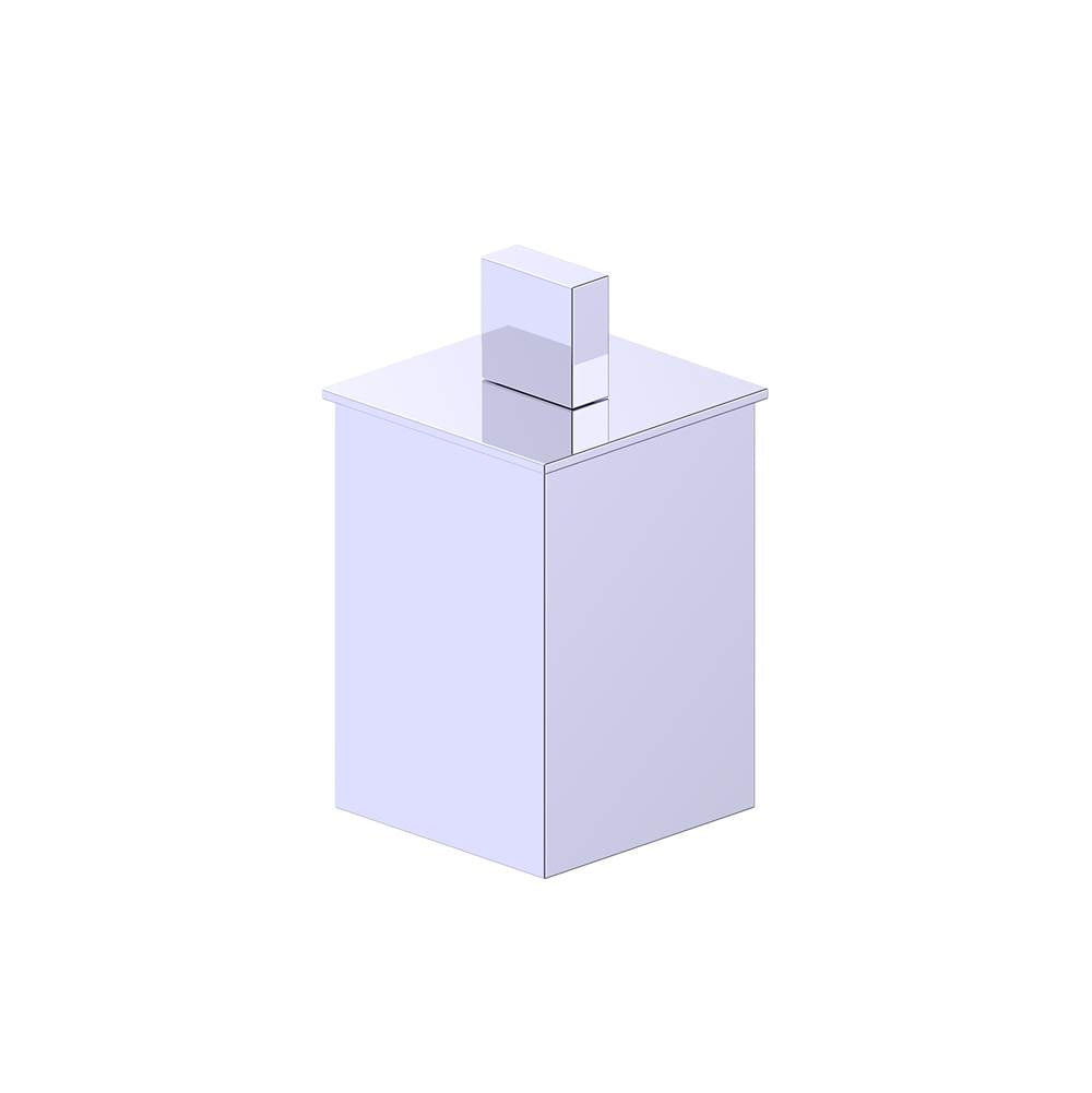 Kartners - BERLIN - Large Size Bathroom Vanity Countertop Canister-Polished Chrome - Polished Chrome