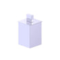 Kartners - BERLIN - Large Size Bathroom Vanity Countertop Canister-Polished Chrome - Polished Chrome