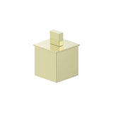 Kartners - BERLIN - Small Size Bathroom Vanity Countertop Canister-Brushed Brass - Brushed Brass