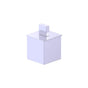 Kartners - BERLIN - Small Size Bathroom Vanity Countertop Canister-Polished Chrome - Polished Chrome