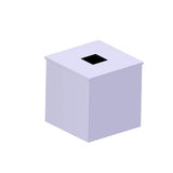 Kartners - BERLIN - Tissue Box-Polished Chrome - Polished Chrome