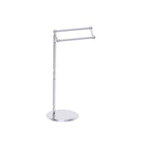 Kartners - Free Standing -  Double Towel Rail -Polished Chrome - Polished Chrome