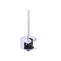 Kartners - Free Standing - Decorated Square Plunger-Polished Chrome - Polished Stainless