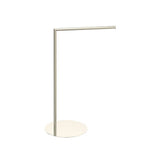 Kartners - Free Standing - Round Single Towel Rail-Brushed Nickel - Brushed Nickel