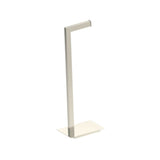 Kartners - Free Standing - Square Free Standing Toilet Paper Holder-Brushed Nickel - Brushed Nickel