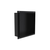 Kartners - Shower Niches - 12-inch x 12-inch Tile Ready Shower Niches-Matte Black - Matte Black