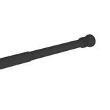Kartners - Shower Rods - Expandable Shower Rod-Matte Black - Matte Black