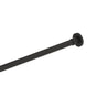 Kartners - OSLO - Shower Rods - Kartners Round Shower Rod-Matte Black - Matte Black