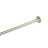 Kartners - OSLO - Shower Rods - Kartners Round Shower Rod-Brushed Nickel - Brushed Nickel