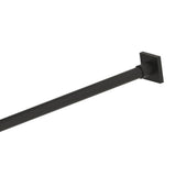 Kartners - MADRID - Kartners Round Shower Rod-Matte Black - Matte Black