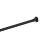 Kartners - FLORENCE - Kartners Round Shower Rod-Matte Black - Matte Black