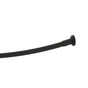 Kartners - FLORENCE - Kartners Round & Curved Shower Rod-Matte Black - Matte Black