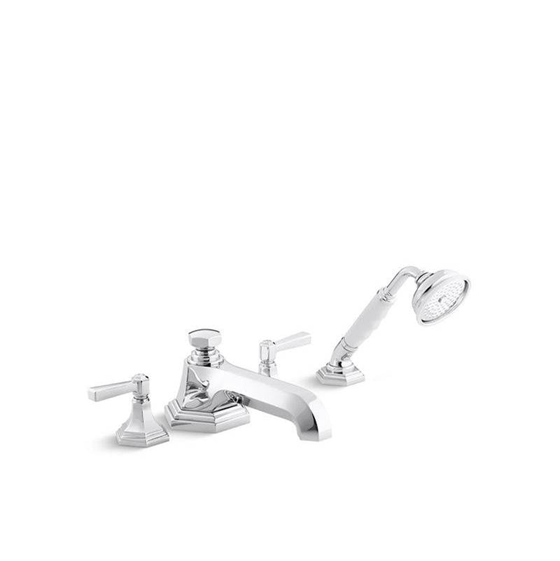 Kallista - For Town Dkmnt Bath Fct, W/Div & Hdshwr - Polished Chrome
