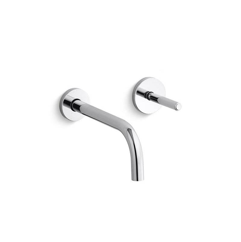 Kallista - OneE Wm Basin Set, Single Control - Unlacquered Brass