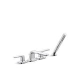 Kallista - Per Se Deck-Mount Bath Set W/Diverter - Polished Chrome