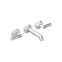 Kallista - Pinna PalettaE Wall Mnt Basin Set - Polished Chrome