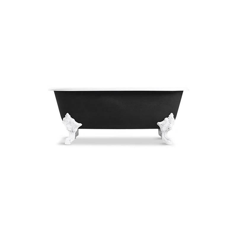 Kallista - Circe Bath No Feet-Exterior Black - Black