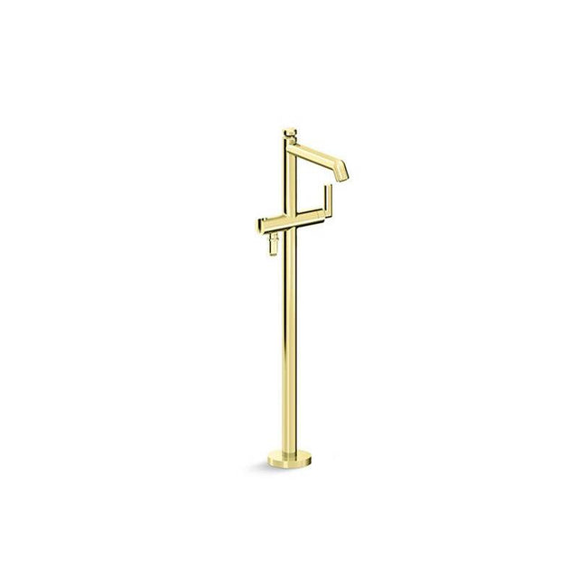 Kallista - Pure PalettaE Floor-Mount Bath Filler - Polished Chrome