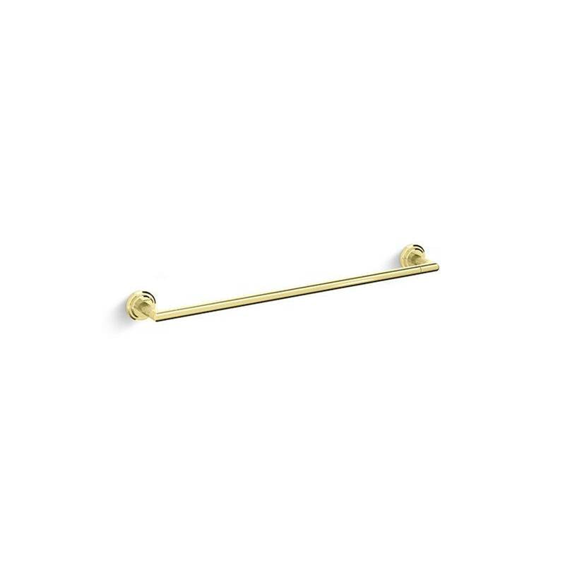 Kallista - Pinna PalettaE Towel Bar, 24'' - Unlacquered Brass