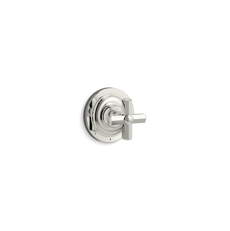 Kallista - Town Volume Control Trim, Cross Handle - Polished Chrome