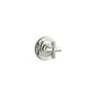 Kallista - Town Volume Control Trim, Cross Handle - Polished Chrome