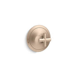 Kallista - Script Thermo Trim, Cross Handle - Polished Chrome