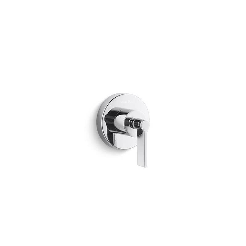 Kallista - OneE Volume Control Trim, Lever Handle - Unlacquered Brass