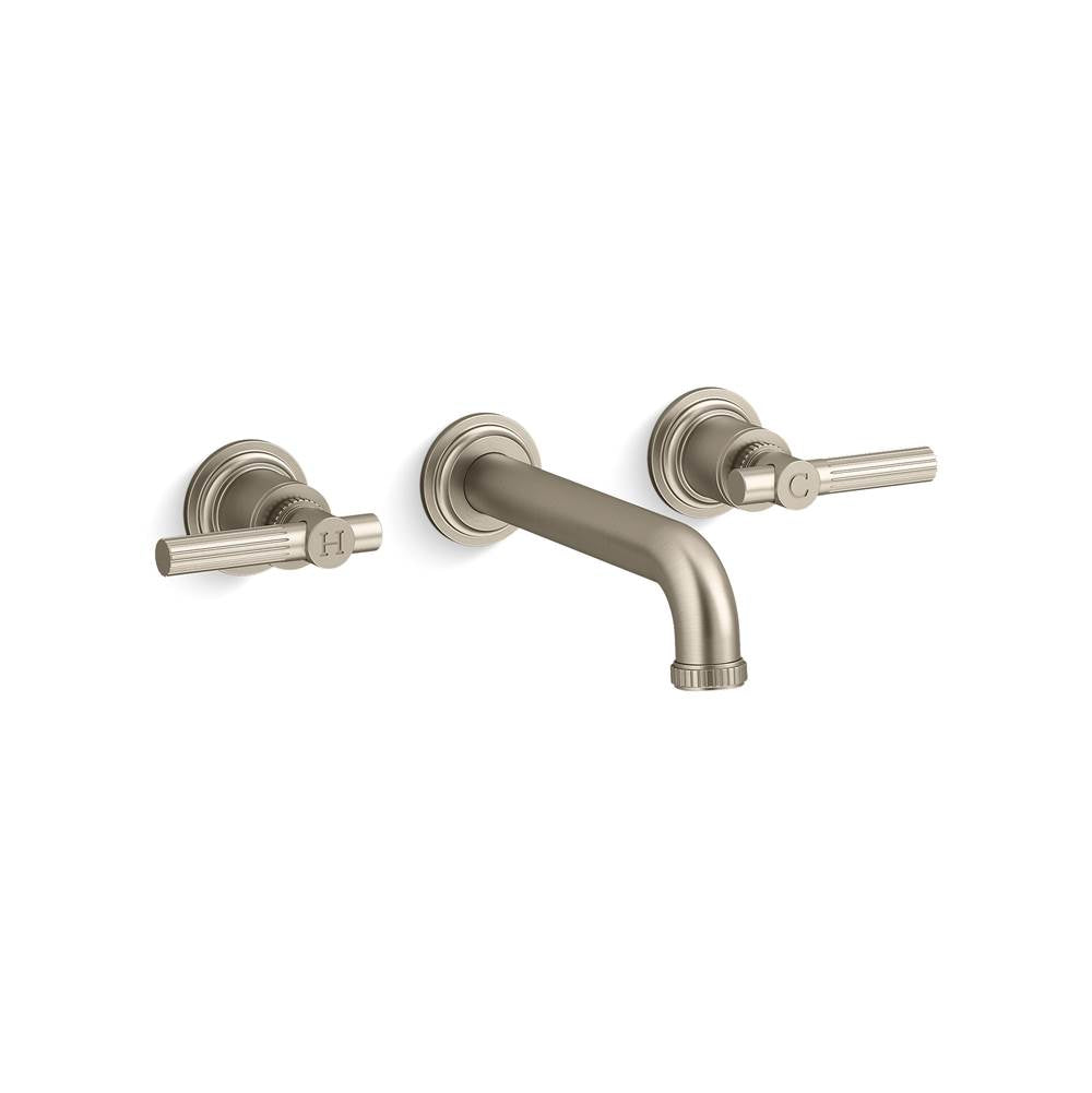 Kallista - Central Park WestE Wall Mnt Sink Fct, Lv - Brushed Bronze