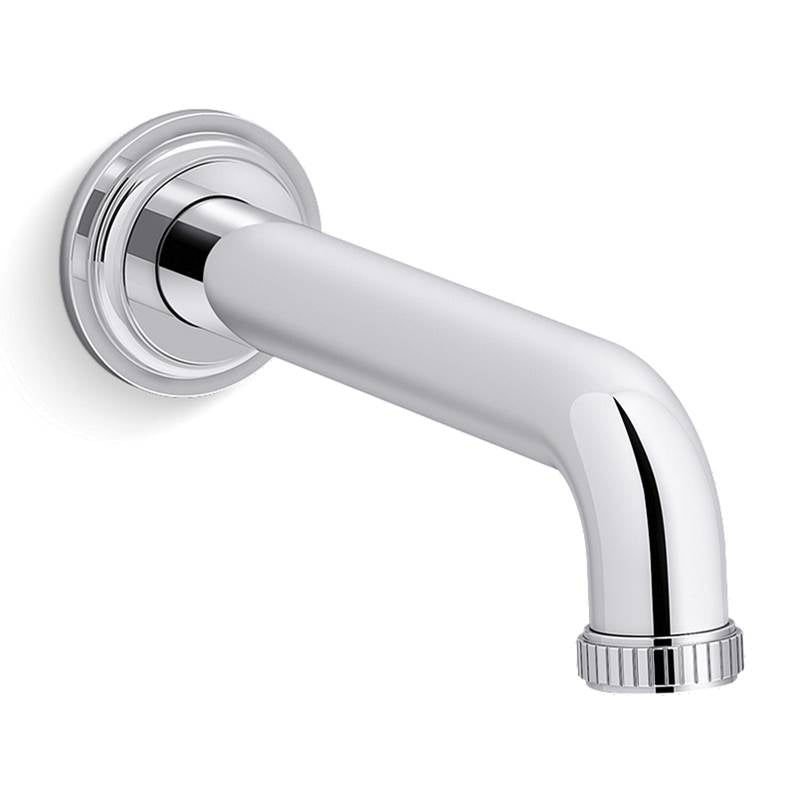 Kallista - Central Park WestE Wall Bath Spout - Polished Chrome