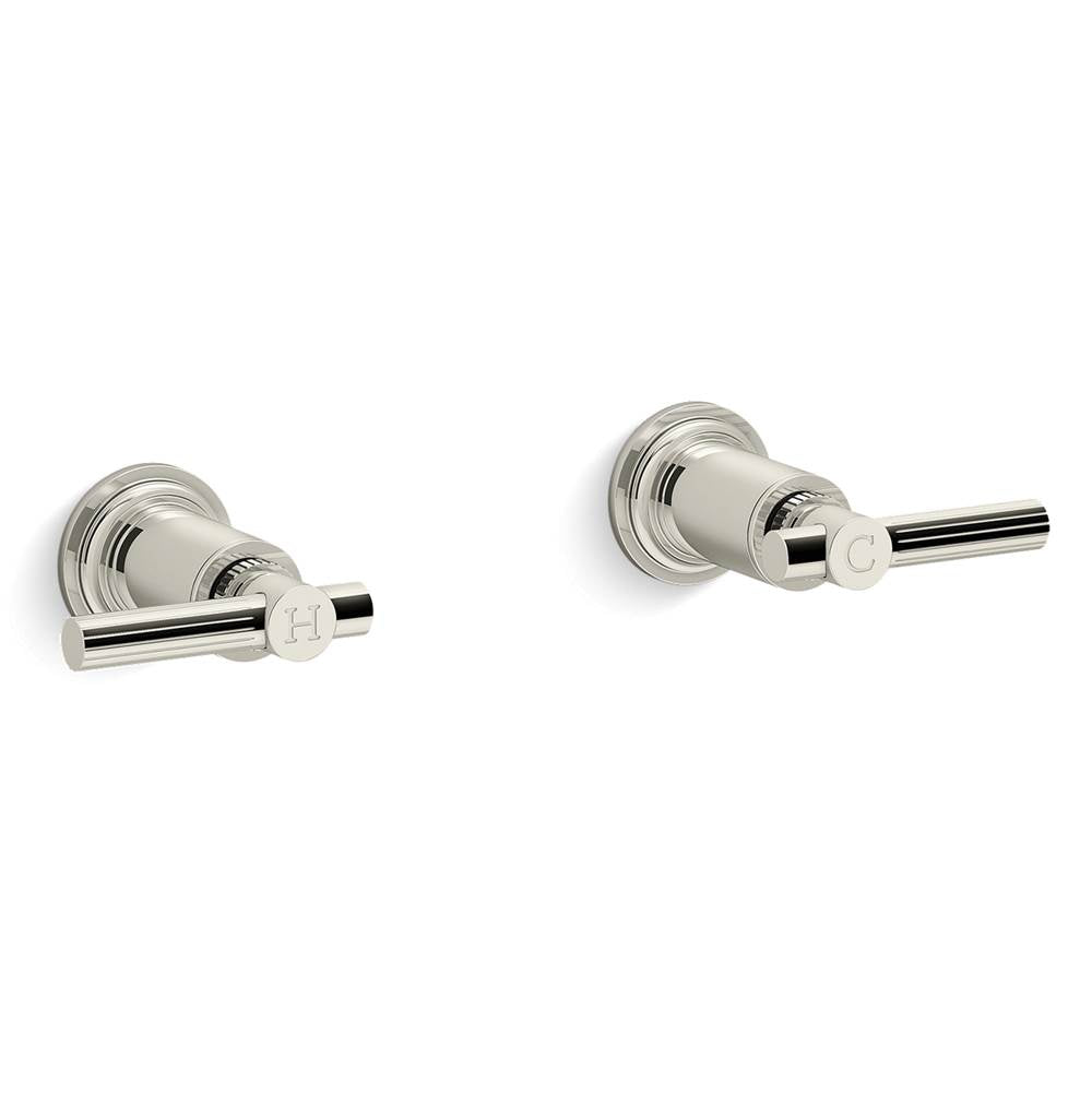 Kallista - Central Park WestE Bath Fct Hdls, Lv - Polished Nickel