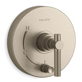 Kallista - Central Park WestE Pressure Bal W/Div Lv - Brushed Bronze