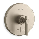 Kallista - Central Park WestE Thermostatic Trim, Lv - Brushed Bronze