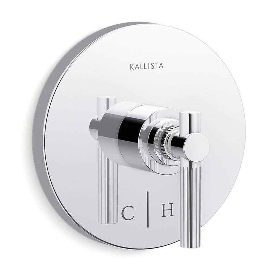 Kallista - Central Park WestE Thermostatic Trim, Lv - Polished Chrome