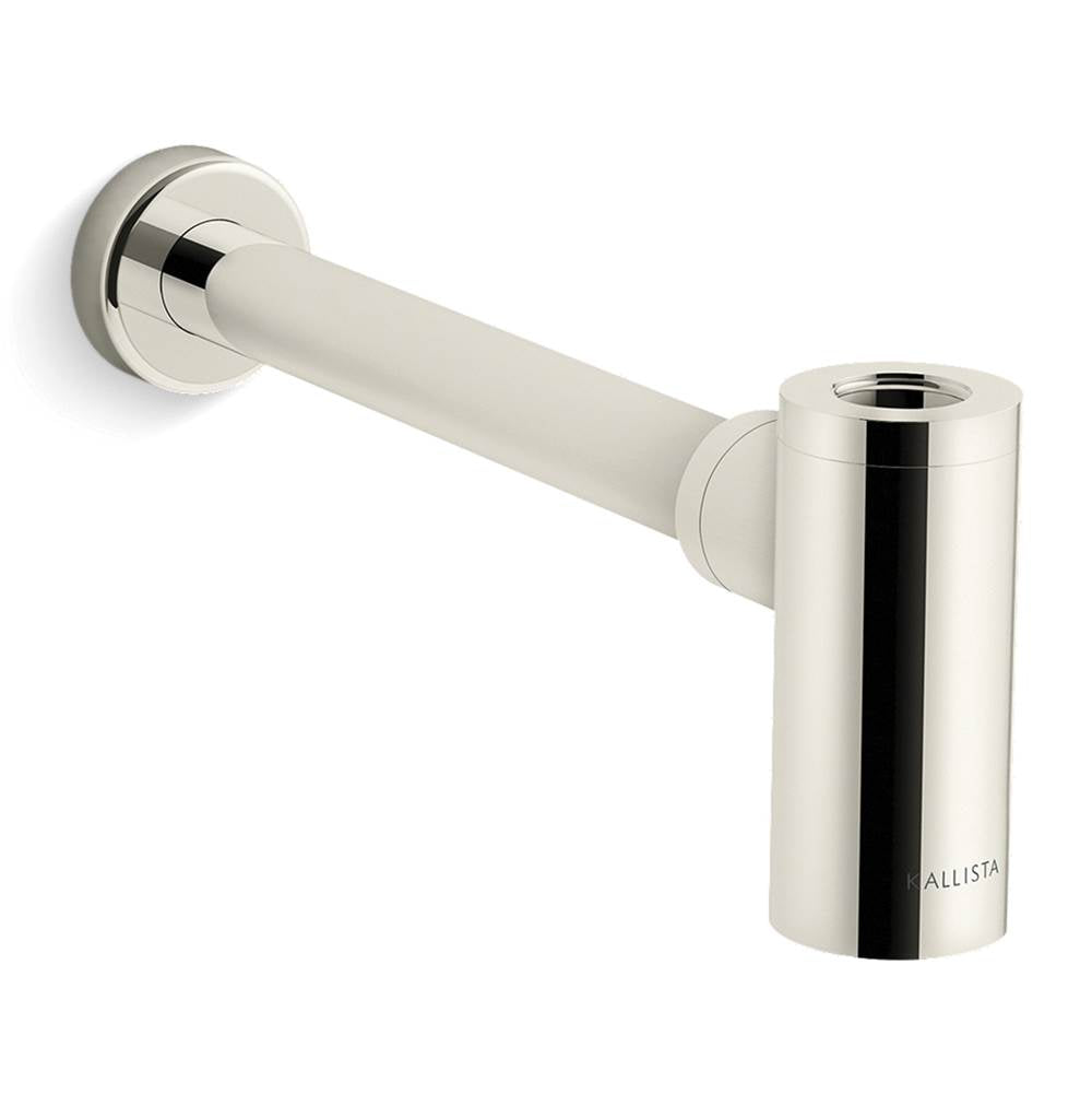Kallista - Contemporary Round Bottle Trap - Polished Nickel