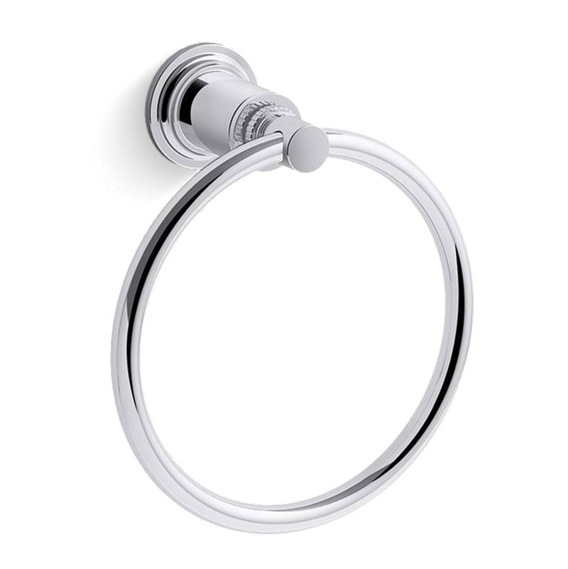 Kallista - Central Park WestE Towel Ring - Polished Chrome