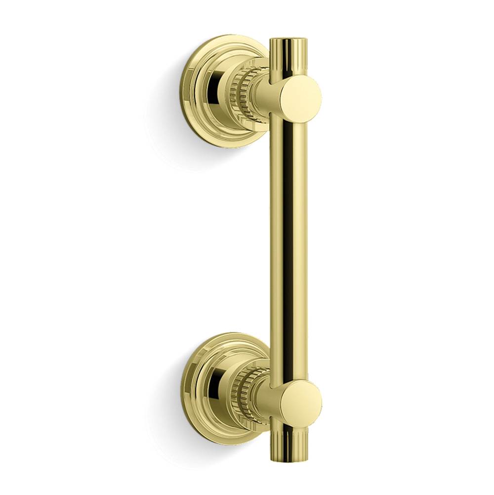 Kallista - Central Park WestE Shower Dr Hdl, Pl 6'' - Unlacquered Brass