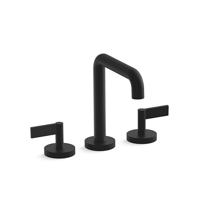 Kallista - OneE Dm Bath Set, Tall Spout, Lever - Matte Black