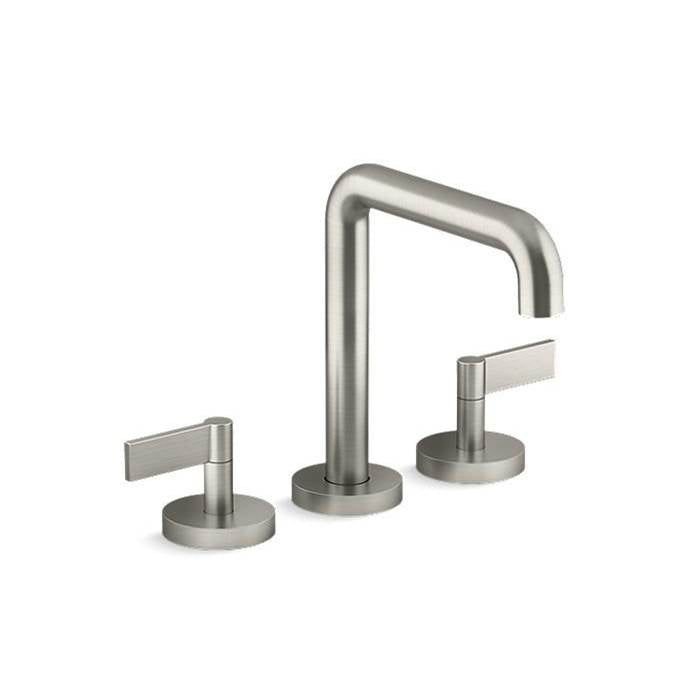 Kallista - OneE Dm Bath Set, Tall Spout, Lever - Brushed Nickel