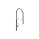 Kallista - Juxtapose Semi-Pro Faucet W/ Po Spray - Polished Chrome