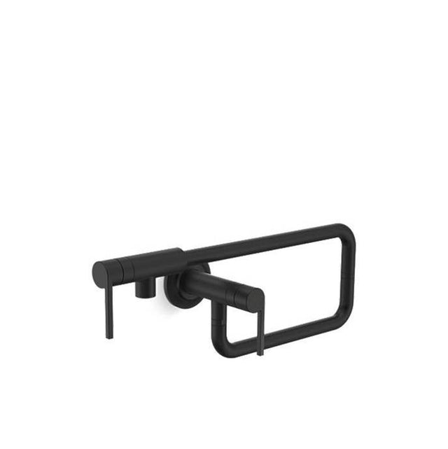 Kallista - Juxtapose Wall Mount Pot Filler - Matte Black