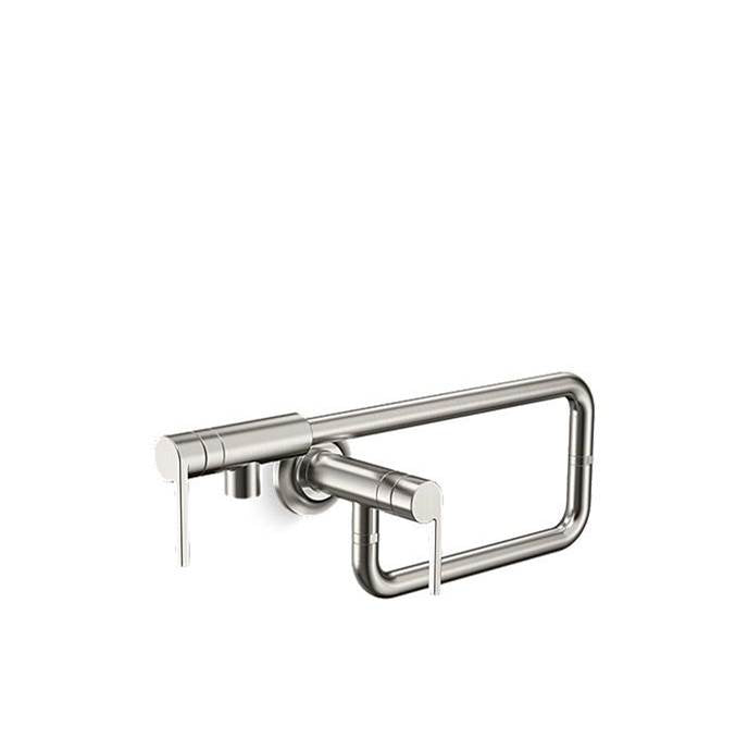 Kallista - Juxtapose Wall Mount Pot Filler - Stainless