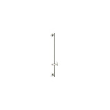 Kallista - Traditional Slidebar With Cross Handle - Polished Nickel