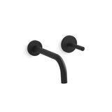 Kallista - OneE Wm Basin Set, Single Control - Matte Black